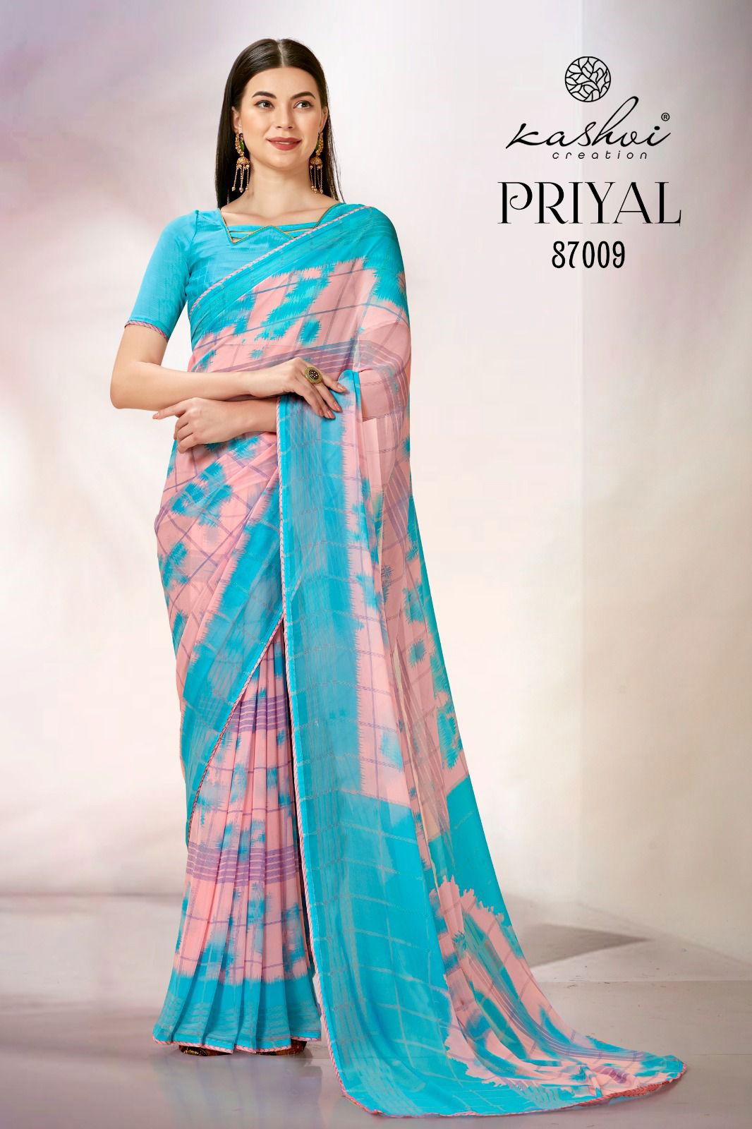 Kashvi Priyal By Lt Fabric Georgette Sarees Catalog